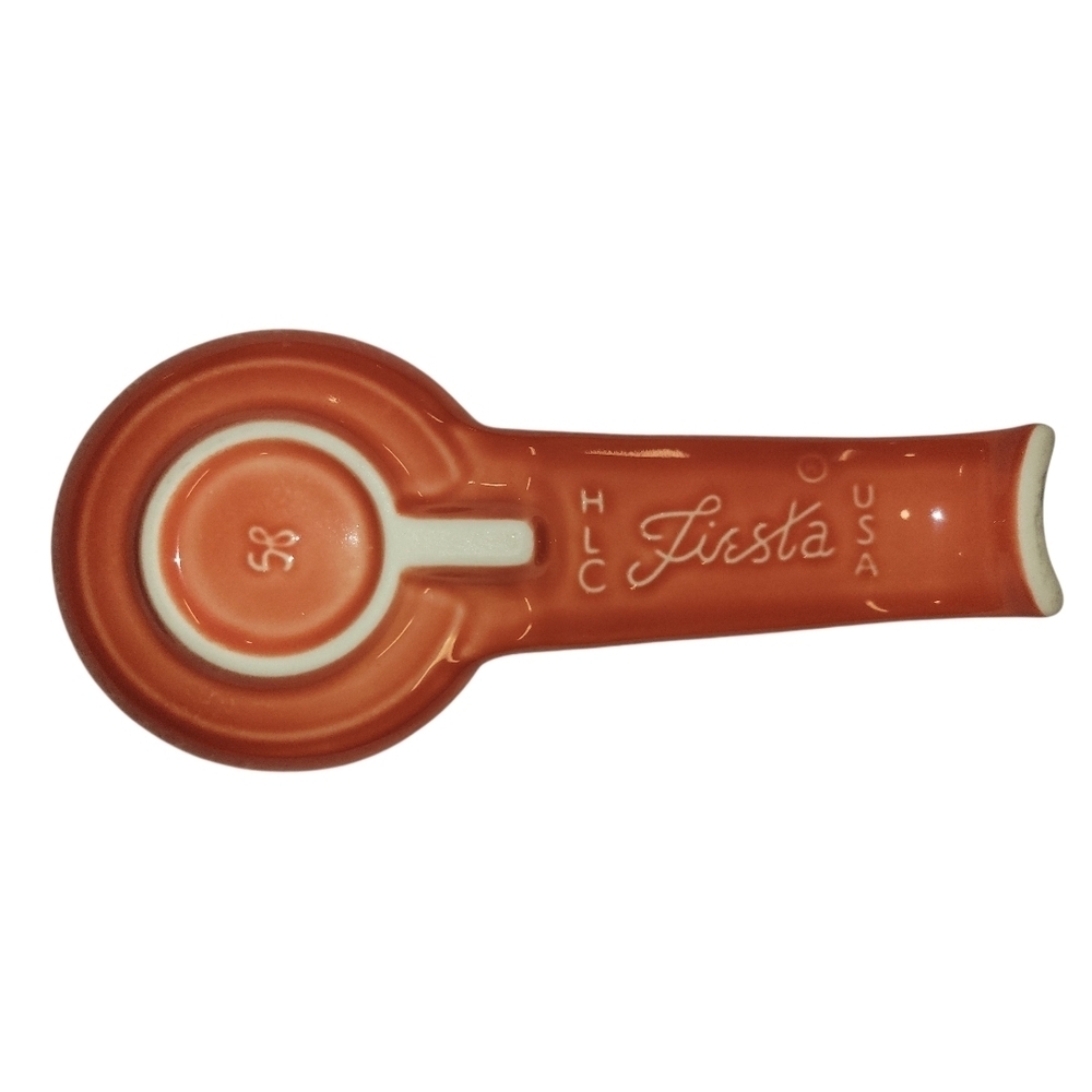Fiestaware Persimmon Spoon Rest - Picture 2 of 2